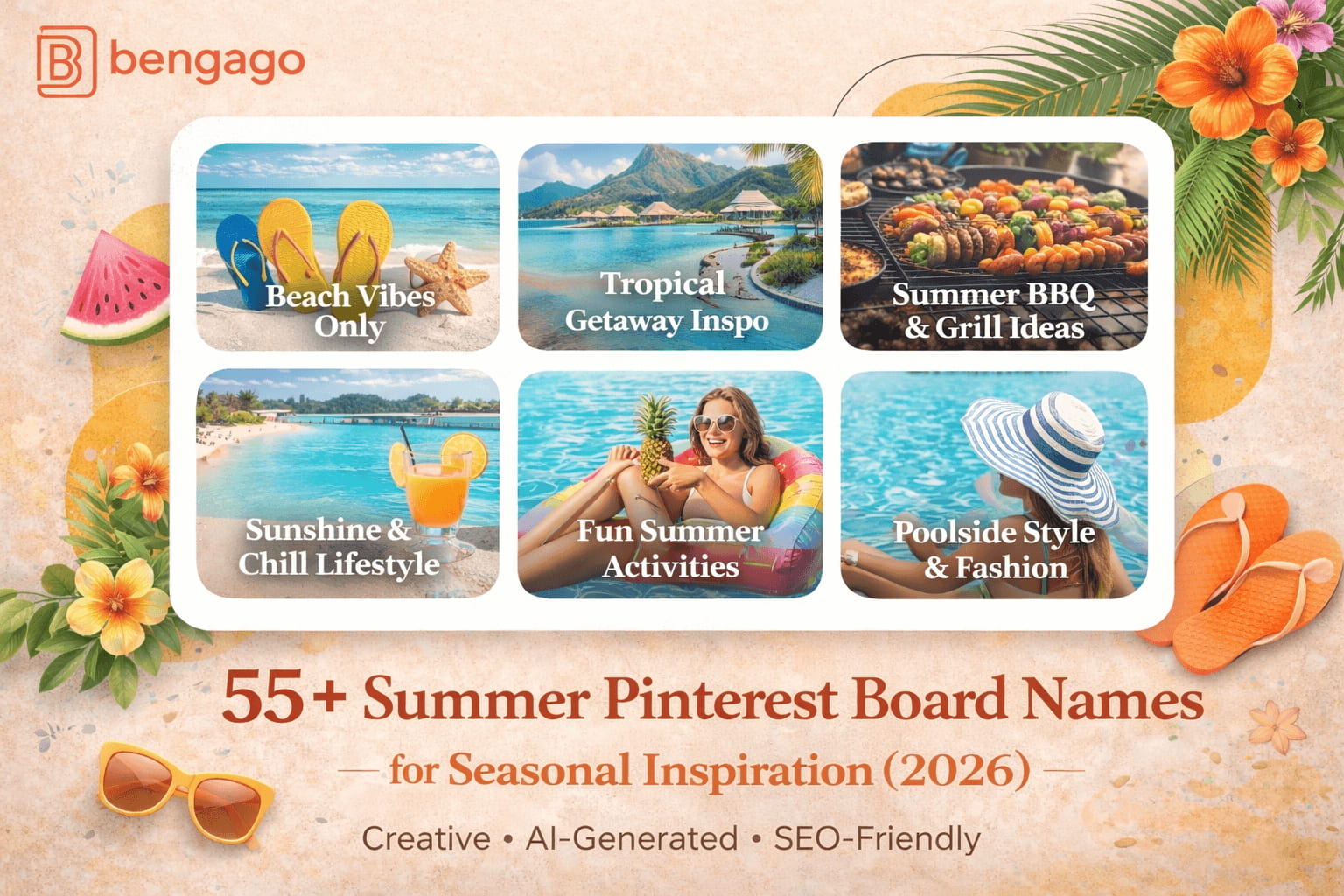 55+ Summer Pinterest Board Names for Seasonal Inspiration (2026)